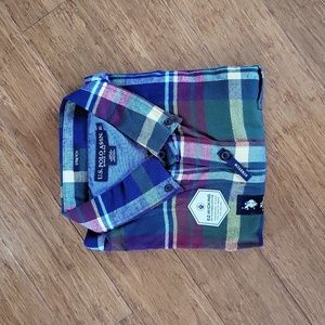 Men's long sleeve button down shirt